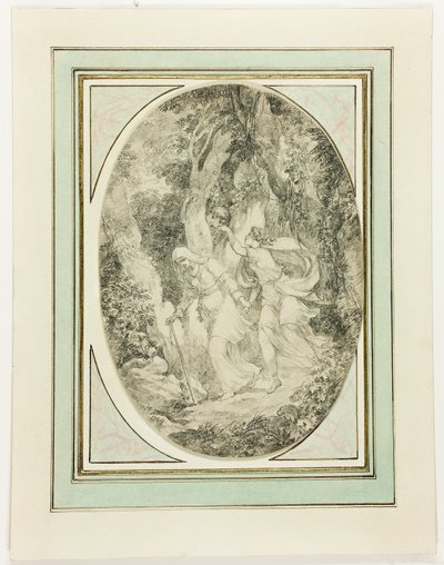 Allegori-genialisk kärlek av Jean Honore Fragonard