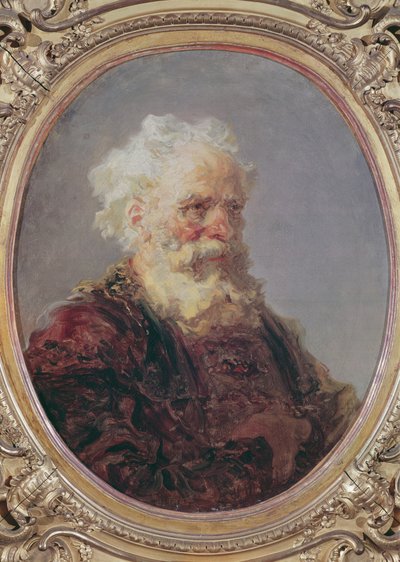 En äldre, vithårig man, ca 1767 av Jean Honore Fragonard