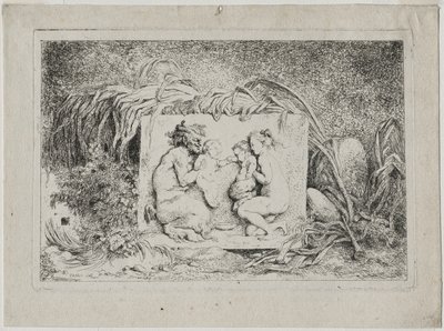 Bacchanales: Satyrens familj av Jean Honore Fragonard