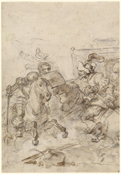 Don Quijote attackerar Biscaya av Jean Honore Fragonard