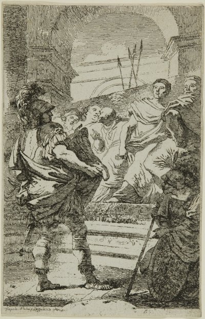 Fabius Maximus inför den karthagiska senaten av Jean Honore Fragonard