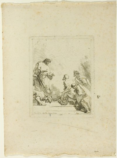 Eukaristins institution av Jean Honore Fragonard