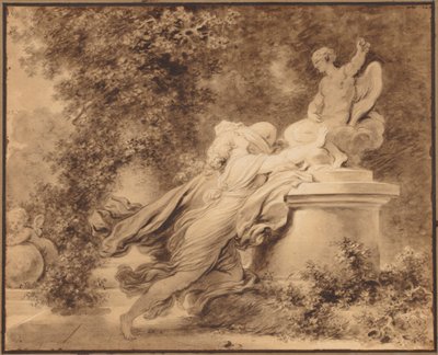 Åkallan till kärlek, c. 1781. av Jean Honore Fragonard