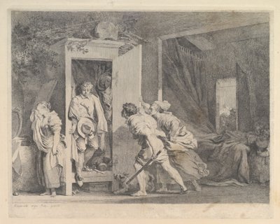 Kabinettet, 1778. av Jean Honore Fragonard