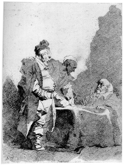 Handlare, c1750-1800, 1924 av Jean Honore Fragonard