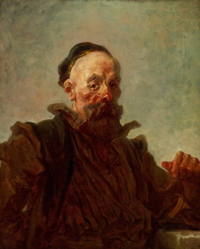 Porträtt av en man i kostym, 176870. av Jean Honore Fragonard
