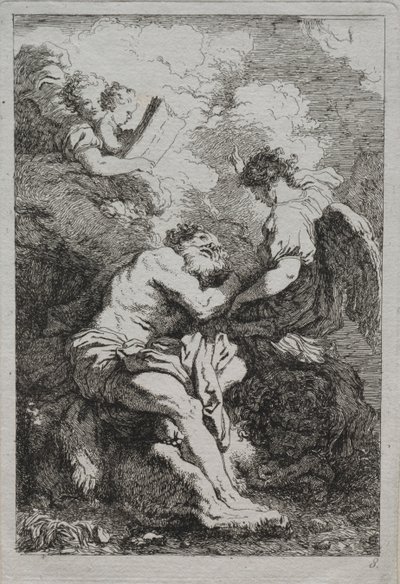 Sankt Jerome av Jean Honore Fragonard