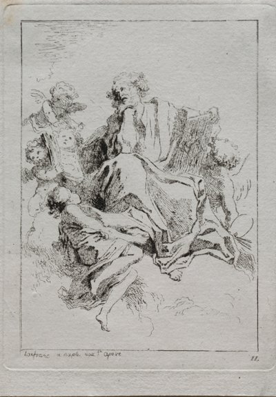 Sankt Lukas av Jean Honore Fragonard