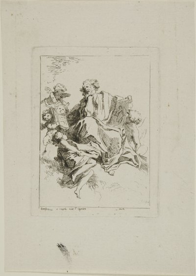 Sankt Lukas av Jean Honore Fragonard