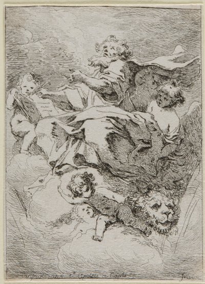 Sankt Markus av Jean-Honore Fragonard
