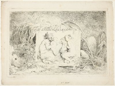 Satyrernas dans, från Bacchanales, eller Satyrernas lekar av Jean Honore Fragonard