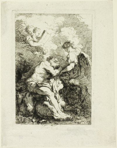 St. Jerome av Jean Honore Fragonard