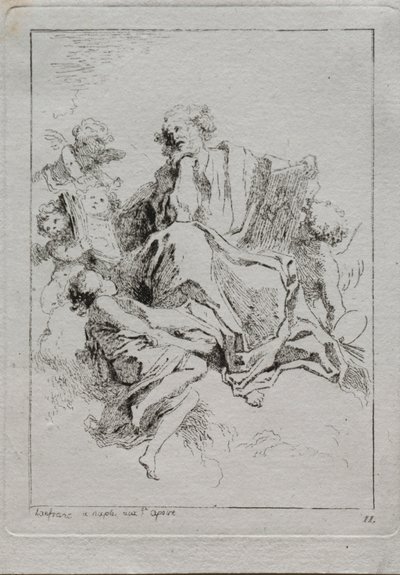St Luke. av Jean Honore Fragonard
