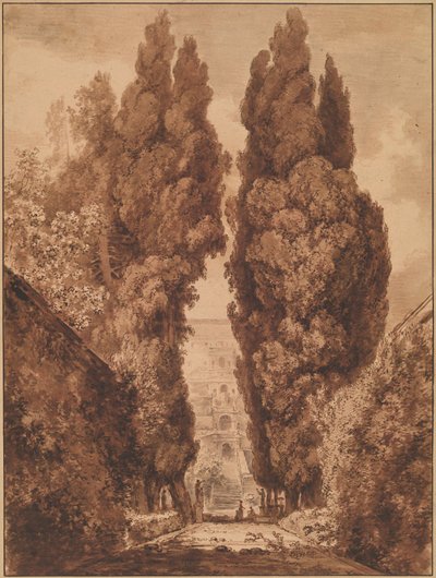 Cypressavenyn vid Villa d