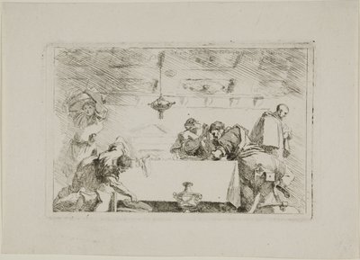 Lärjungarna i Emmaus av Jean Honore Fragonard