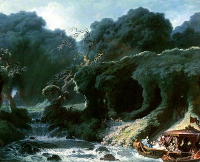 Festen vid Rambouillet eller, Kärlekens ö, c.1770 av Jean Honore Fragonard