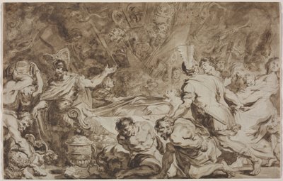 Decius Muss begravning av Jean Honore Fragonard