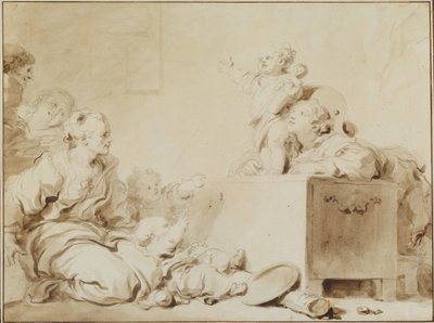 Den lille predikanten av Jean Honore Fragonard