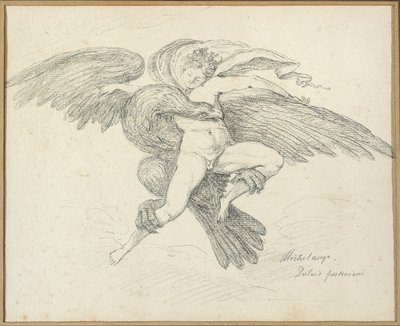 Våldtekten av Ganymedes, efter Michelangelo av Jean Honore Fragonard