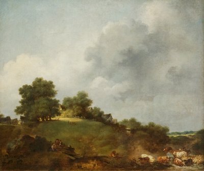 The Rivulet, ca 1766-68 (olja på duk) av Jean Honore Fragonard