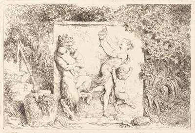Satyrdansen av Jean Honore Fragonard