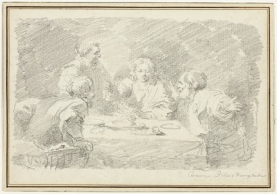 Nattvarden i Emmaus av Jean Honore Fragonard