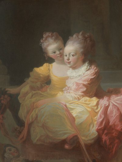 De två systrarna, ca. 1769-70. av Jean Honore Fragonard