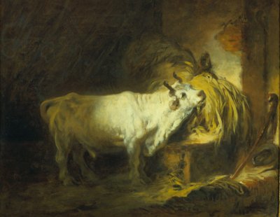Den vita tjuren i stallet av Jean Honore Fragonard