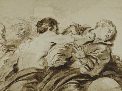 Attacken, 1770. av Jean Honore Fragonard