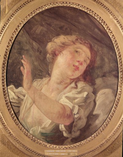 Ung kvinna som vänder sig bort eller La Resistance av Jean Honore Fragonard