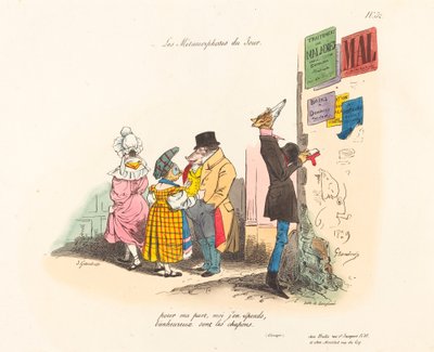 Dagens metamorfoser: Ånger, eller aldrig till nästa gång av Jean Ignace Isidore Grandville