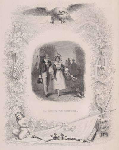 Folkets dotter ur Bérangers sånger, 1829. av Jean Ignace Isidore Gérard