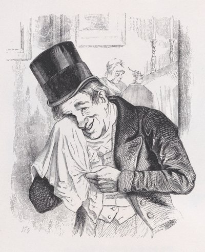 De Profundis från The Complete Works of Béranger, 1836. av Jean Ignace Isidore Gérard