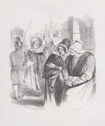 Gotton från The Complete Works of Béranger, 1836. av Jean Ignace Isidore Gérard