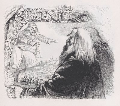 Oändligt liten från The Complete Works of Béranger, 1836. av Jean Ignace Isidore Gérard
