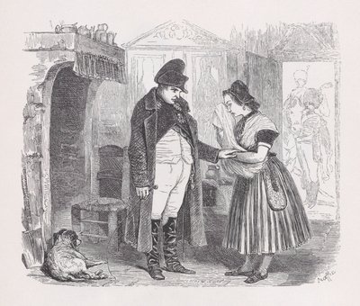 Minnen av folket från Bérangers kompletta verk, 1836. av Jean Ignace Isidore Gérard
