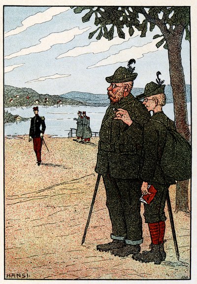 Vogesen Bilder; In Gerardmer von Jean-Jacques (1873-1951) Waltz