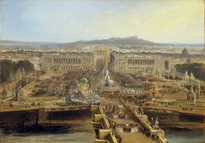 Concordfest den 21 maj 1848 på Champ-de-Mars 1848. av Jean Jacques Champin