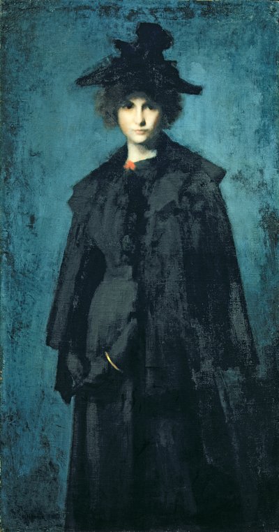 Porträtt av Madame Laura Leroux av Jean-Jacques Henner