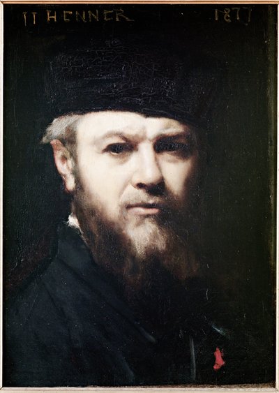 Självporträtt, 1877 av Jean-Jacques Henner