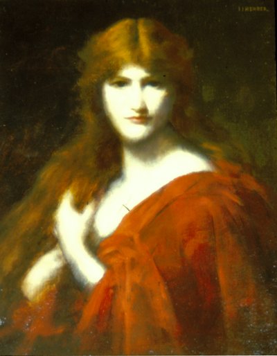 Rödhårig av Jean-Jacques Henner