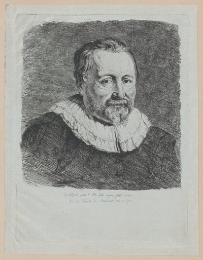 Porträtt, efter Van Dyck, 1770. av Jean Jacques de Boissieu