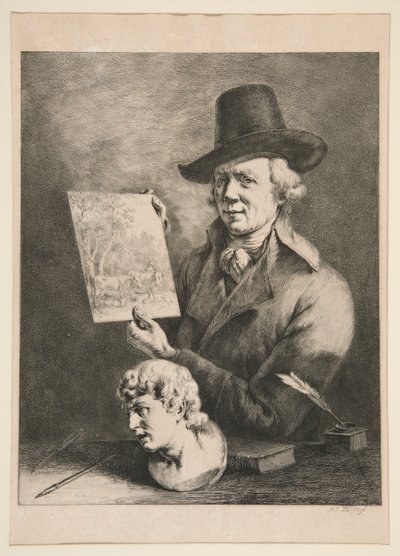 Självporträtt av Jean-Jacques de Boissieu