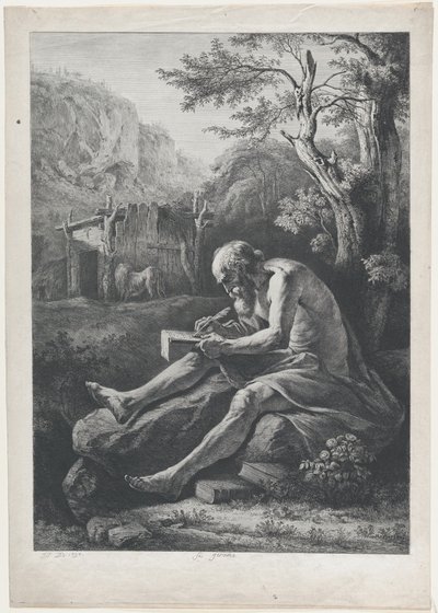 S:t Hieronymus, 1797. av Jean Jacques de Boissieu