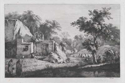 Lilla Eremitaget, 1793. av Jean Jacques de Boissieu