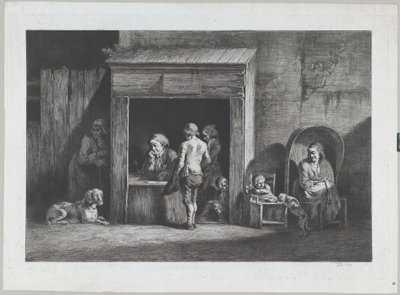 Den offentliga skribenten, 1790. av Jean Jacques de Boissieu