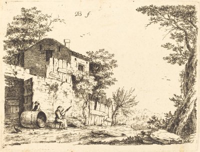 Die Spinnerin von Jean Jacques de Boissieu