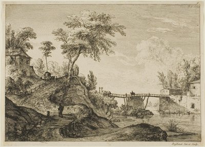 Träbron av Jean Jacques de Boissieu