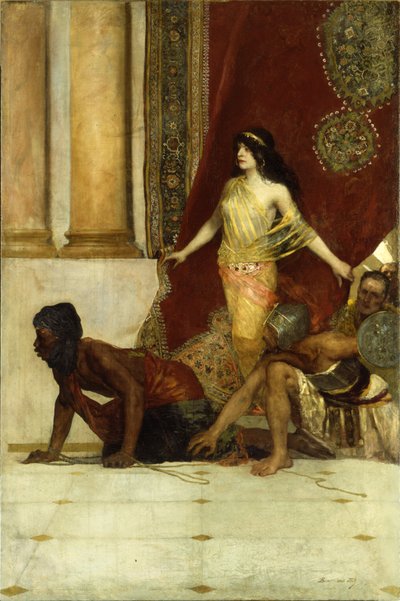 Delila och filistéerna av Jean Joseph Benjamin Constant