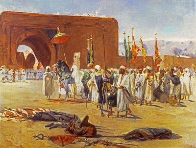 Morisk procession av Jean Joseph Benjamin Constant